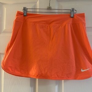 Nike Bright Orange Sports Skirt